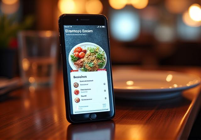 Contactless ordering iOS app for restaurants and hospitality